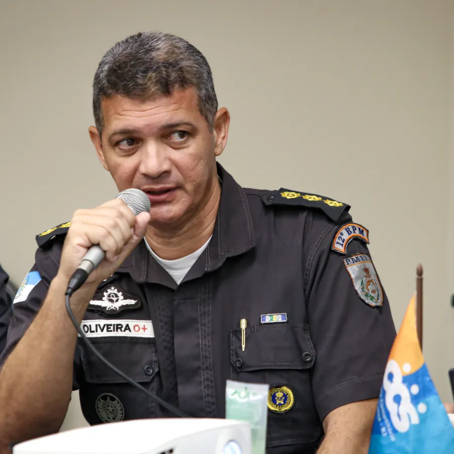 Coronel Leonardo Ribeiro de Oliveira, comandante do 12° BPM