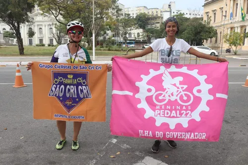 Andrea e Adriana vieram do Rio de Janeiro para participar do evento