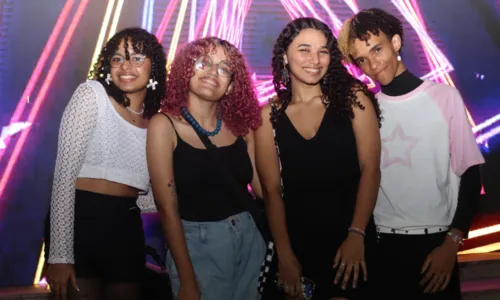 Gabrielli Sousa, Mayuri Cavalcante, Lucas Rios e Ysabella Andrade marcaram presença no show NTX, em Niterói