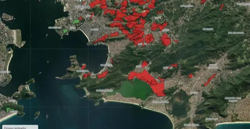 Mapa dos Grupos Armados