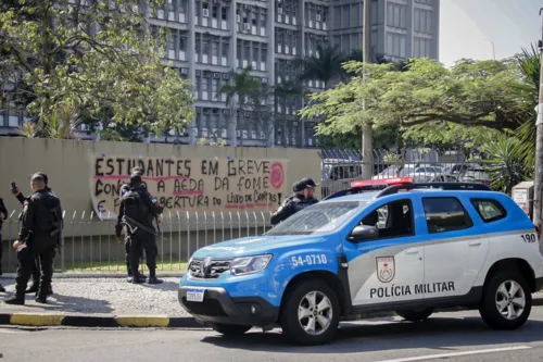 Polícia Militar reforçou segurança na Universidade