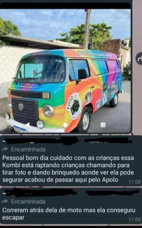 Acusação falsa circulou pelas redes sociais deixando pais assustados