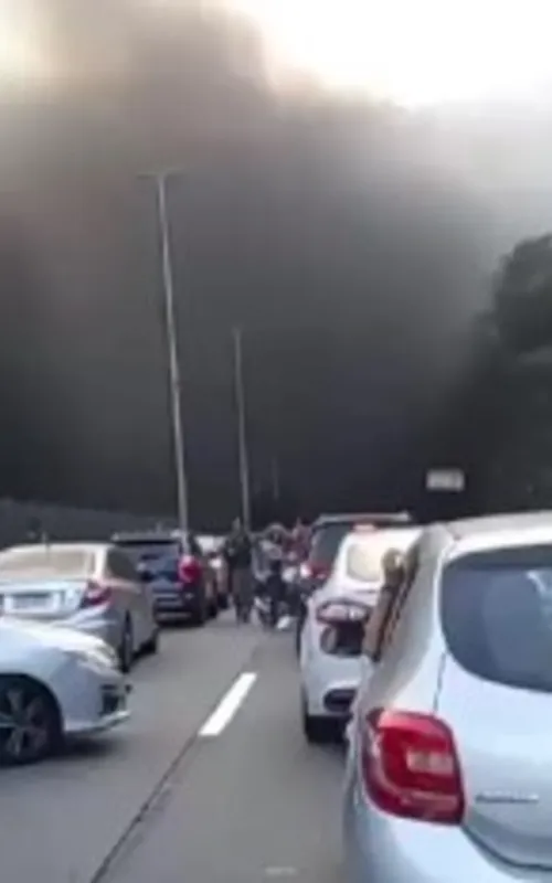 Incêndio ocorreu na última quinta-feira (8) no túnel da Covanca, na Linha Amarela