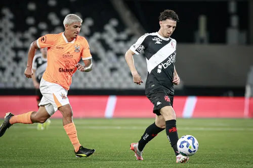 Estreante Nuno Moreira em destaque na vitória do Vasco sobre o Nova Iguaçu, pela Copa do Brasil