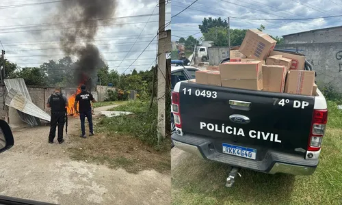 Toda a carga foi encaminhada para a 74ª DP (Alcântara)