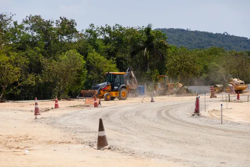 As obras no Parque RJ: 40% concluídas