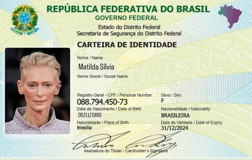 Tilda Swinton ganha CPF simbólico de internautas após vitória de Fernanda Torres