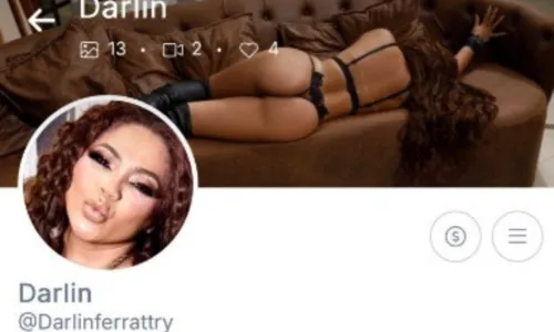 Perfil aberto em plataforma adulta