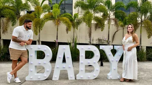 A situação não abalou a felicidade de esperar a pequena Manu chegar na família