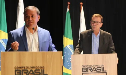 Neves e Paes discursaram durante o evento