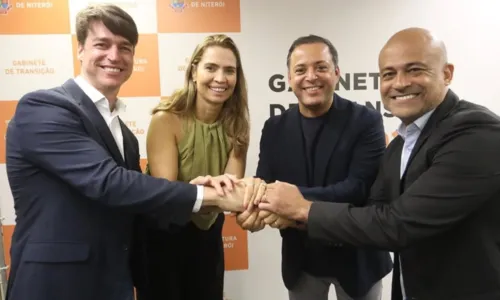 A vice-prefeita Isabel Swan foi confirmada como a nova Secretária do Clima, Resiliência e Defesa Civil entre Luciano, Rodrigo Neves e Coronel Walace (Defesa Civil)