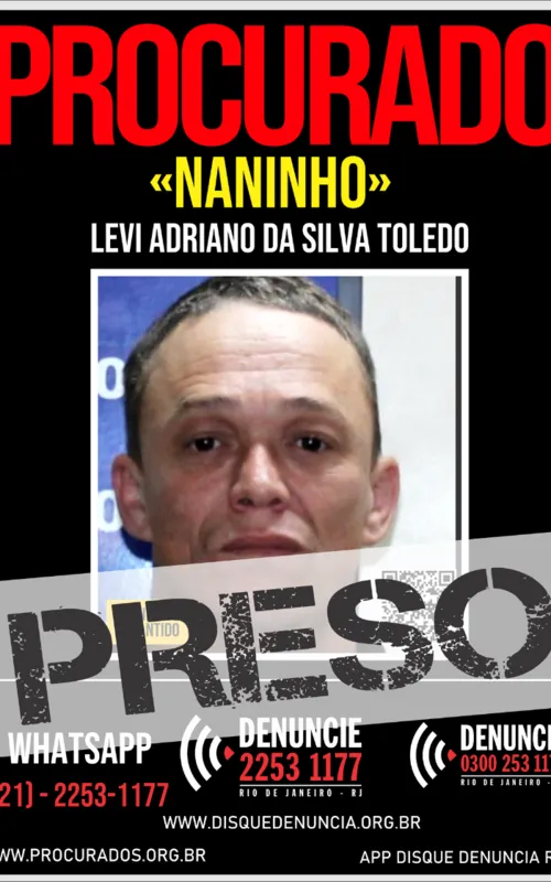 Condenado por tráfico de drogas, 'Naninho' estava com a tornozeleira eletrônica desligada há seis meses