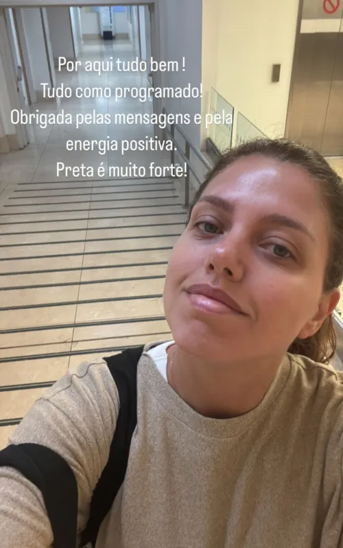 Malu Rodrigues atualiza estado de saúde de Preta Gil