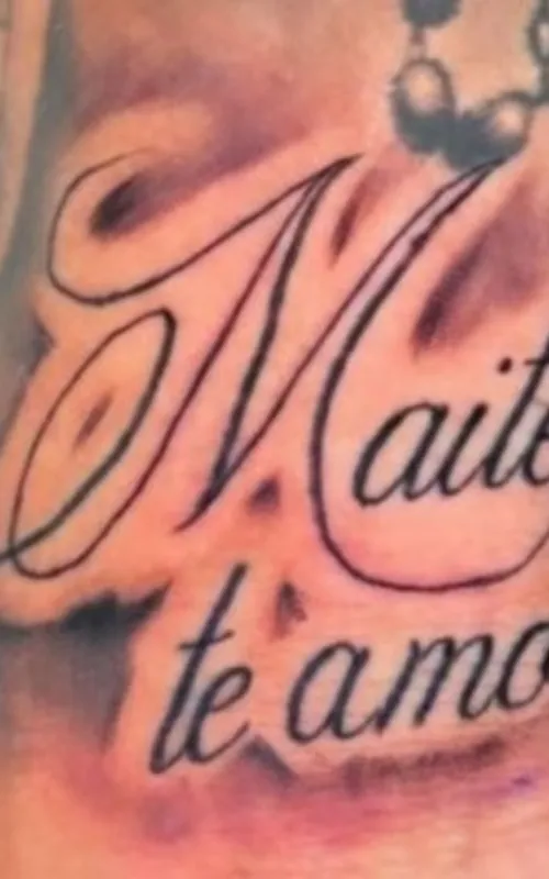 Jogador fez a tatuagem antes de saber do resultado de DNA