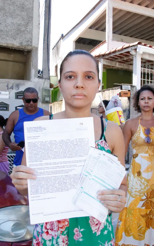 Jeicikelly Rosário, moradora da Rua Ari Barroso