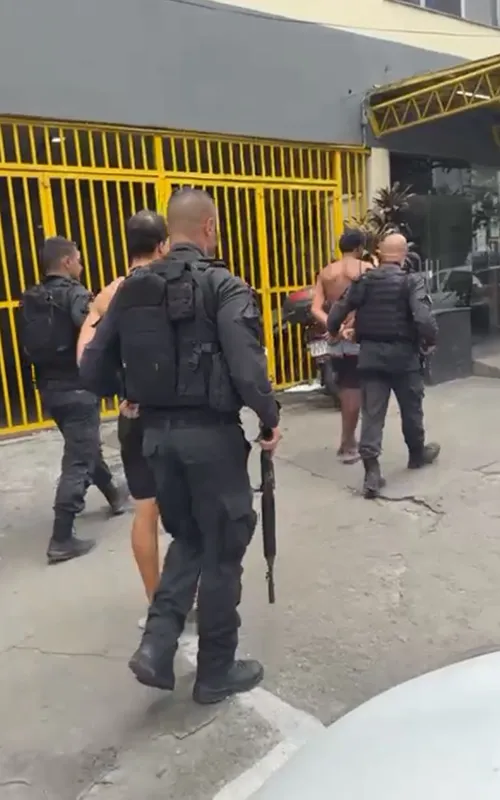 Dois suspeitos foram presos na ação