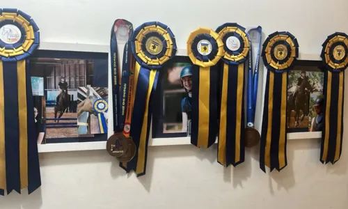Medalhas que a jovem Manuella Mello já ganhou