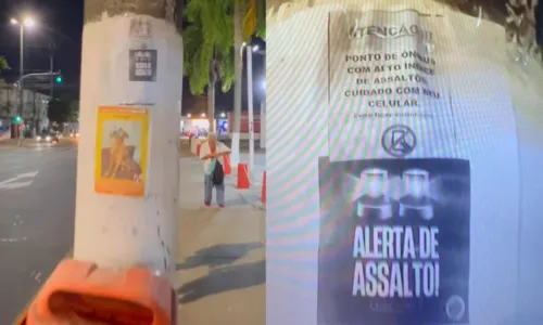 O cartaz viralizou nas redes sociais, mas já foi retirado