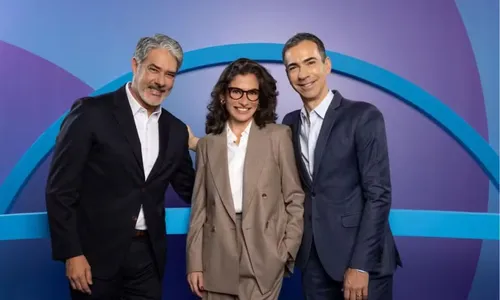 Willian Bonner, Renata Vasconcelos e César Tralli
