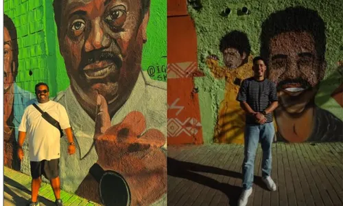 Famosos registraram o momento com seus painéis