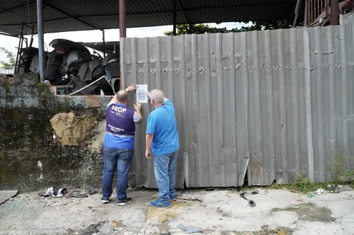 O estabelecimento foi interditado
