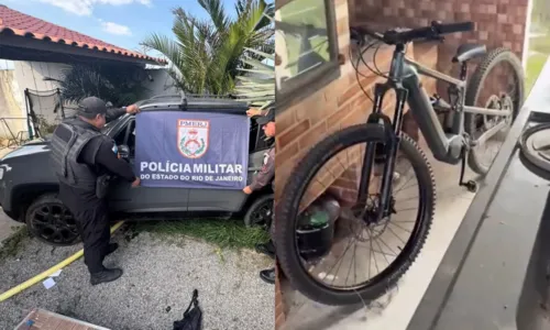 Veículo e bicicleta foram recuperados no bairro Tangará