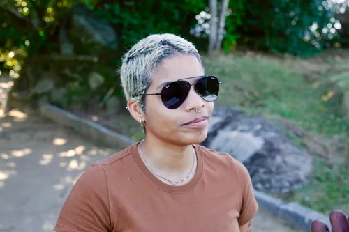 Mariana Marins se emocionou com a homenagem