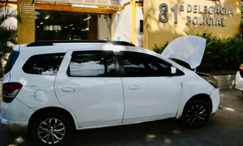 O carro usado no crime foi localizado e identificado por câmeras do Cisp