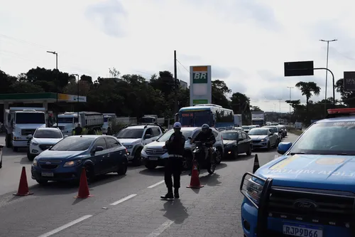 Trânsito ficou lento na região