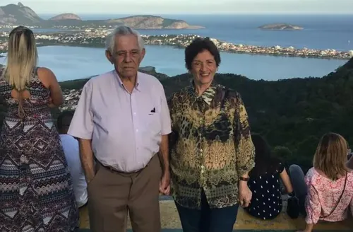 Eva Amóra e seu marido