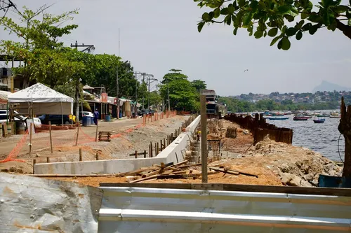 Estão sendo feitas as obras de infraestrutura do local