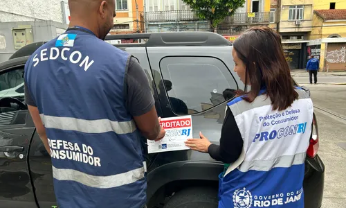 No total, 18 serviços foram interditados, sendo 15 de motoristas de aplicativo