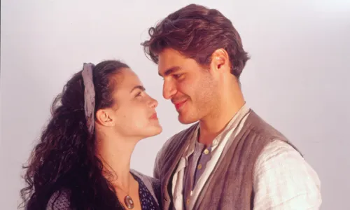 Ana Paula Arósio foi par romântico com Thiago Lacerda