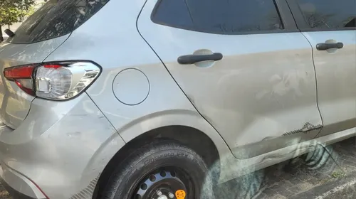 Carro envolvido no acidente