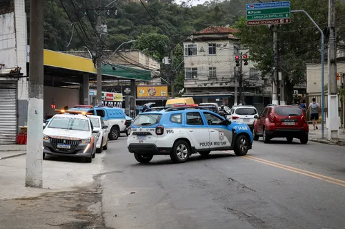 Uma das comunidades onde houve operação da PM foi no Morro do Serrão