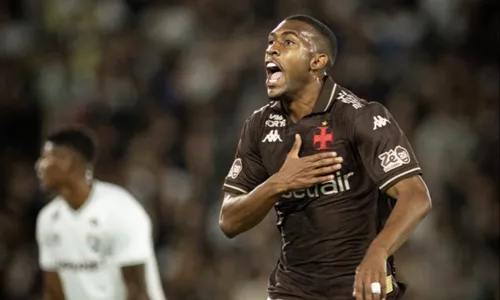 Rayan abriu o placar para o Vasco aos 38 minutos do primeiro tempo