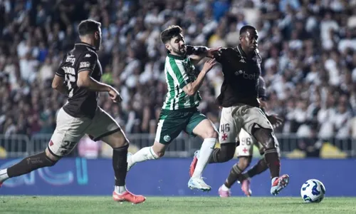 O Vasco abriu o placar aos 26 minutos do primeiro tempo