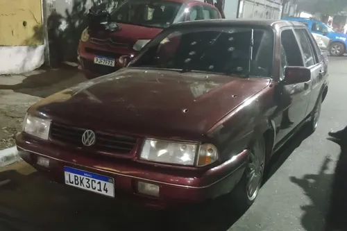 Carro onde Thiago foi morto a tiros