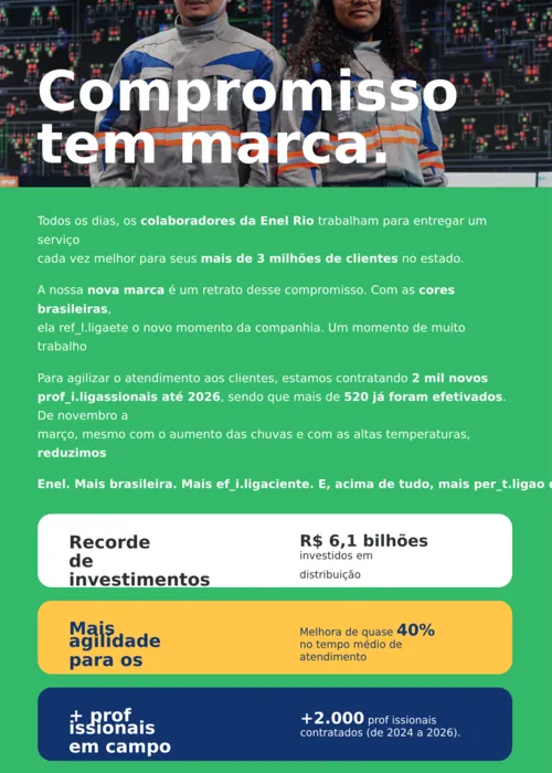 Imagem ilustrativa da imagem Compromisso tem marca