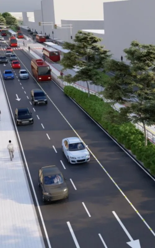 Imagem ilustrativa da imagem Alameda São Boaventura passará por obras; veja como ficará