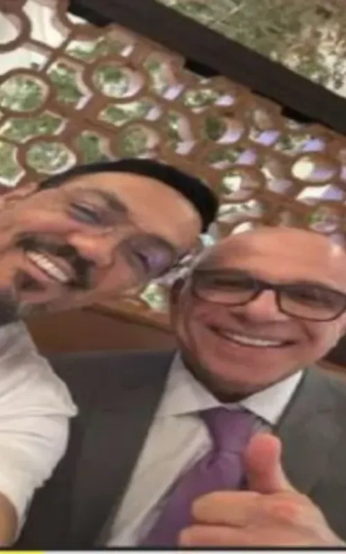 Belo e o desembargador Macário Judice Neto