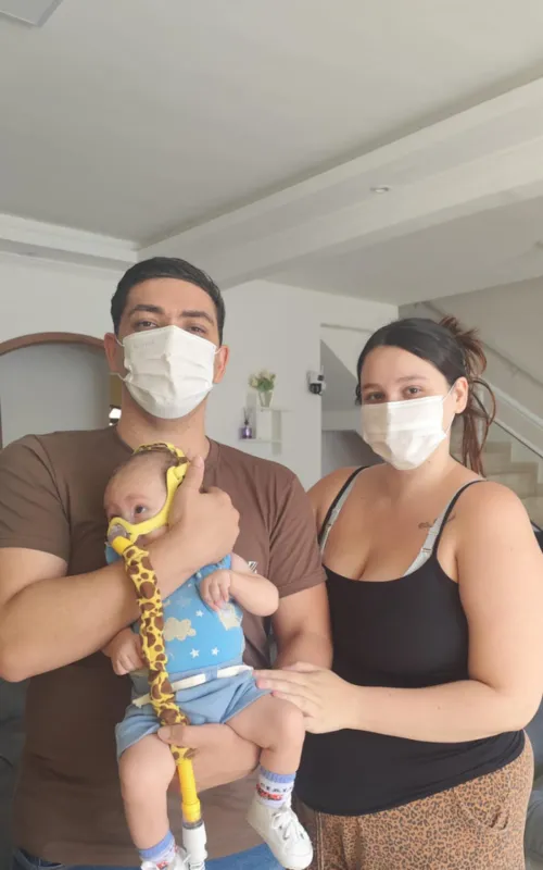 Lucas e Gabriella abriram uma vaquinha virtual para ajudar nos gastos mensais com Liam