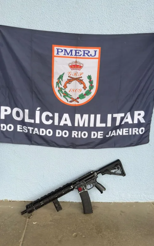 Fuzil apreendido com o baleado tinha numeração raspada, segundo a PM