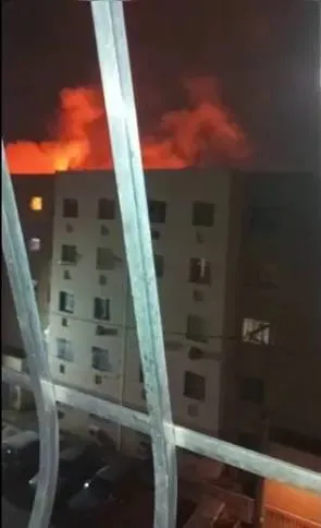 Imagem ilustrativa da imagem Incêndio em São Gonçalo deixa um ferido em estado grave