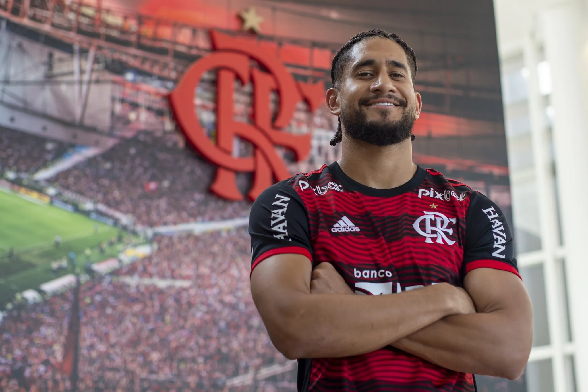Zagueiro Pablo assinou por três anos com o Flamengo.