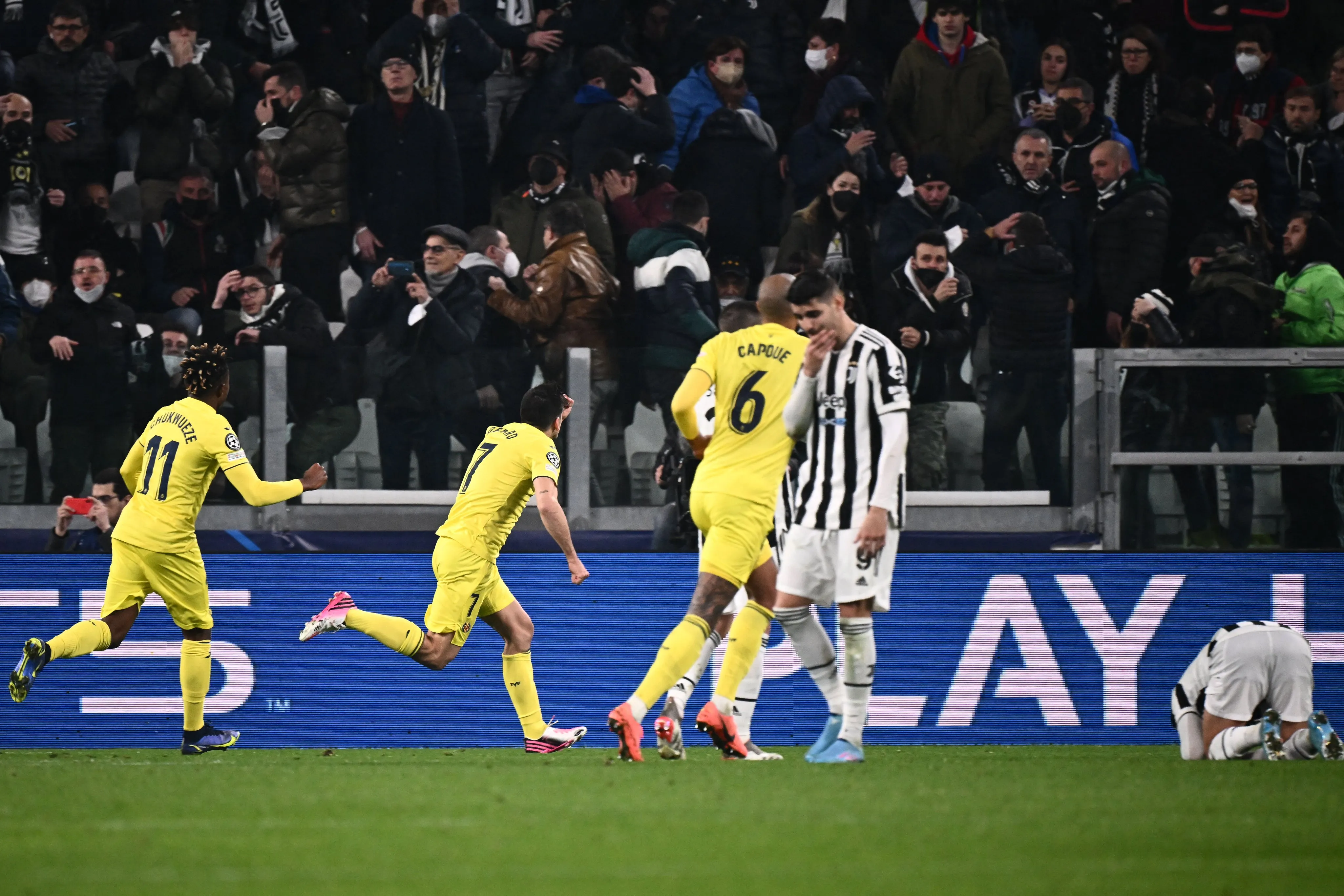 Silêncio nas arquibancadas: Villarreal calou a Juventus Stadium