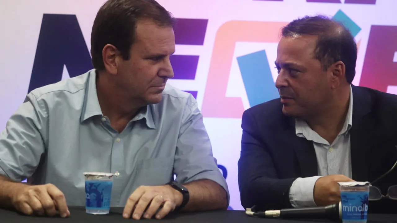 Eduardo Paes confirmou a alinça com Rodrigo pela disputa ao Governo do Estado.