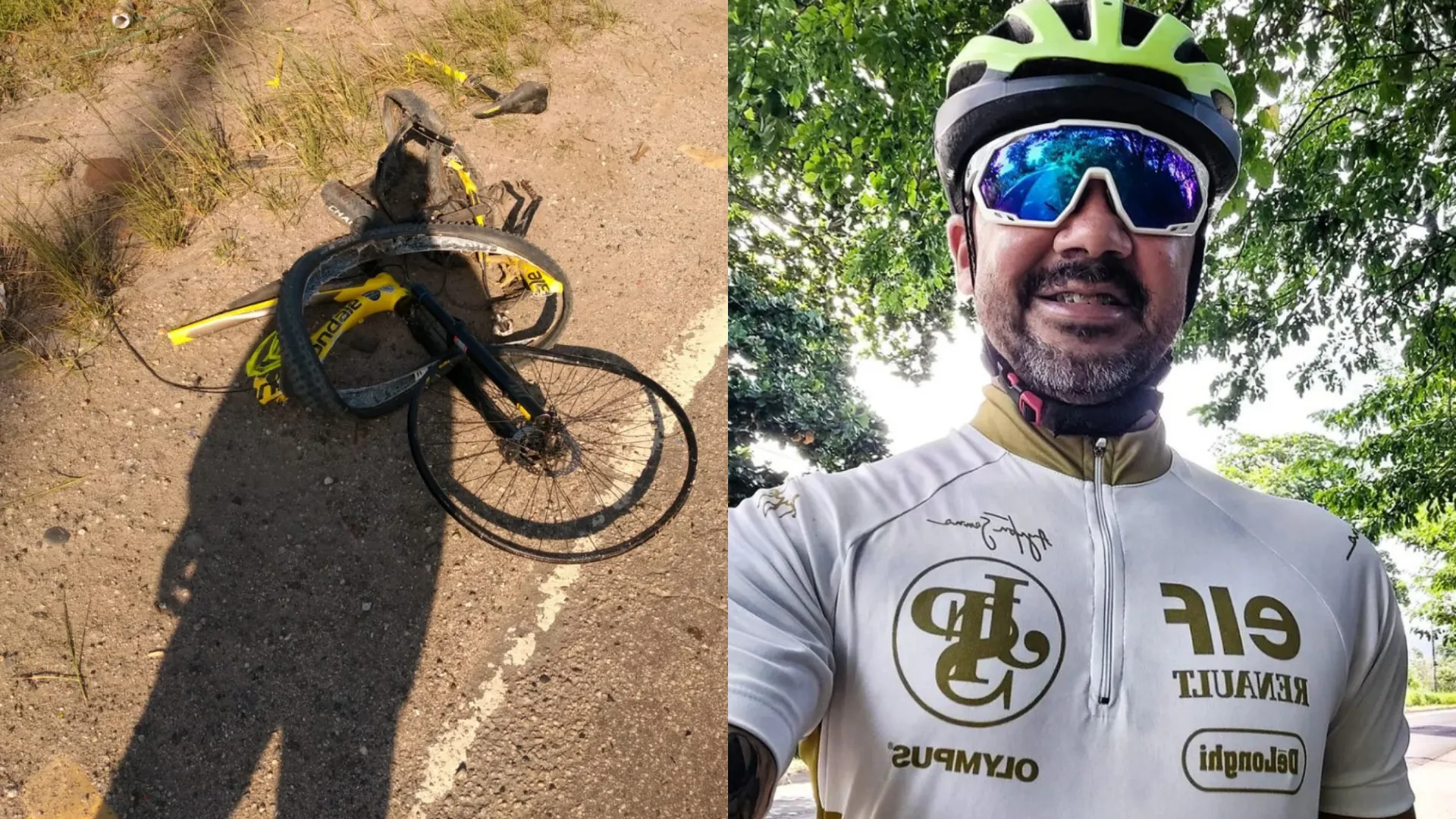 Amigos fizeram homenagens ao ciclista morto no Rio