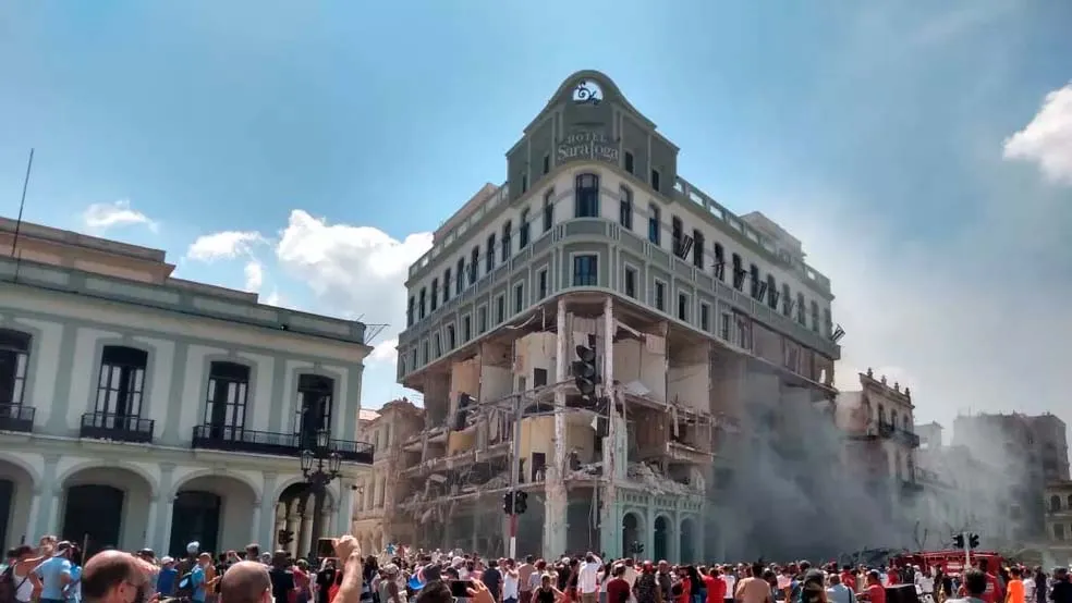 Explosão no centro de Havana vitimou mortos e feridos