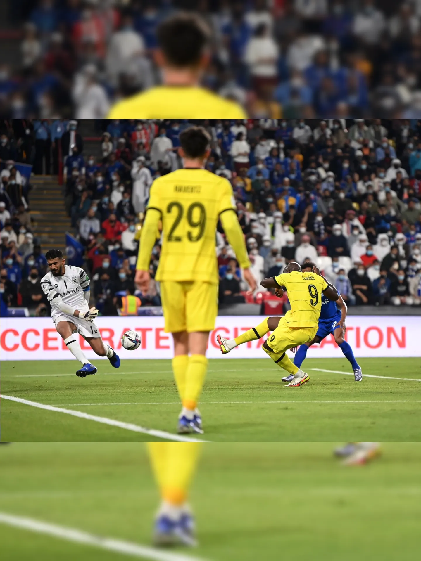 Lukaku marcou o gol do jogo em Abu Dhabi.